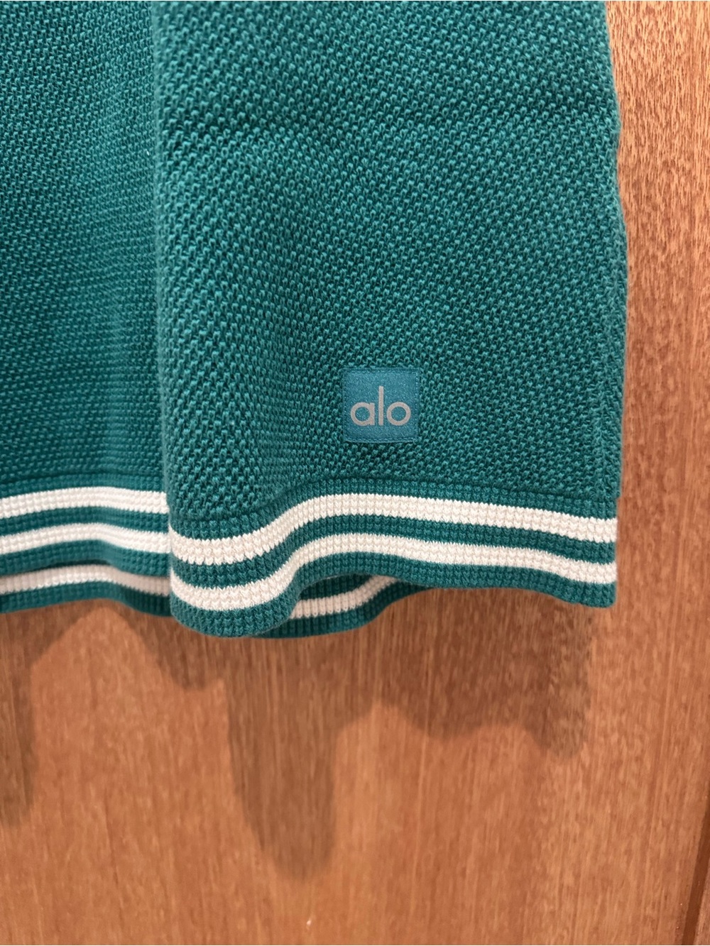 Alo Tennis Club Sweater Knit Dress - Emerald Isle S Small - Picture 5 of 7